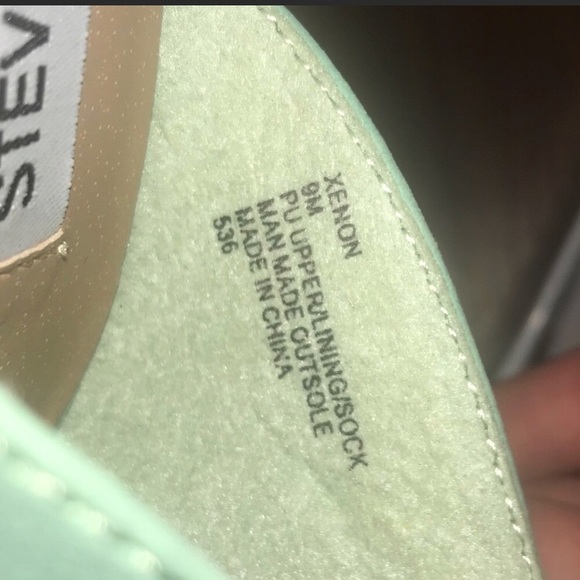 Mint Green Steve Madden wedges - Picture 3 of 6